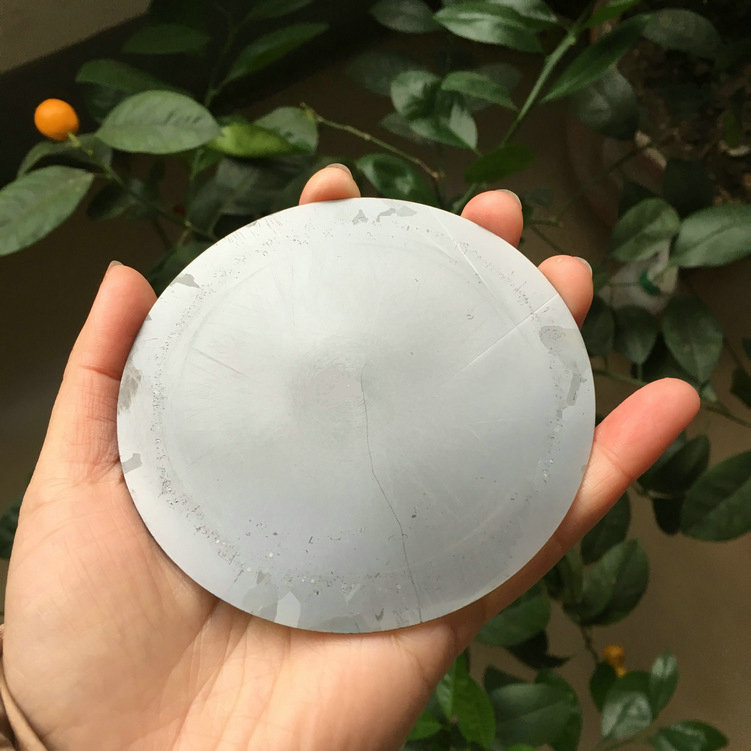 加工實例：泰州晨虹CHSX5620-XW數控金剛石線雙絲筒機床切割直徑100mm碳化硅效果